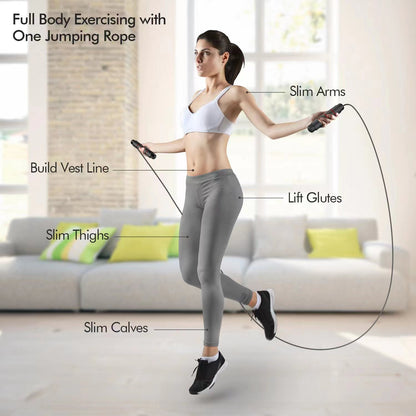 Premium Weight-Bearing Steel Wire Jump Rope