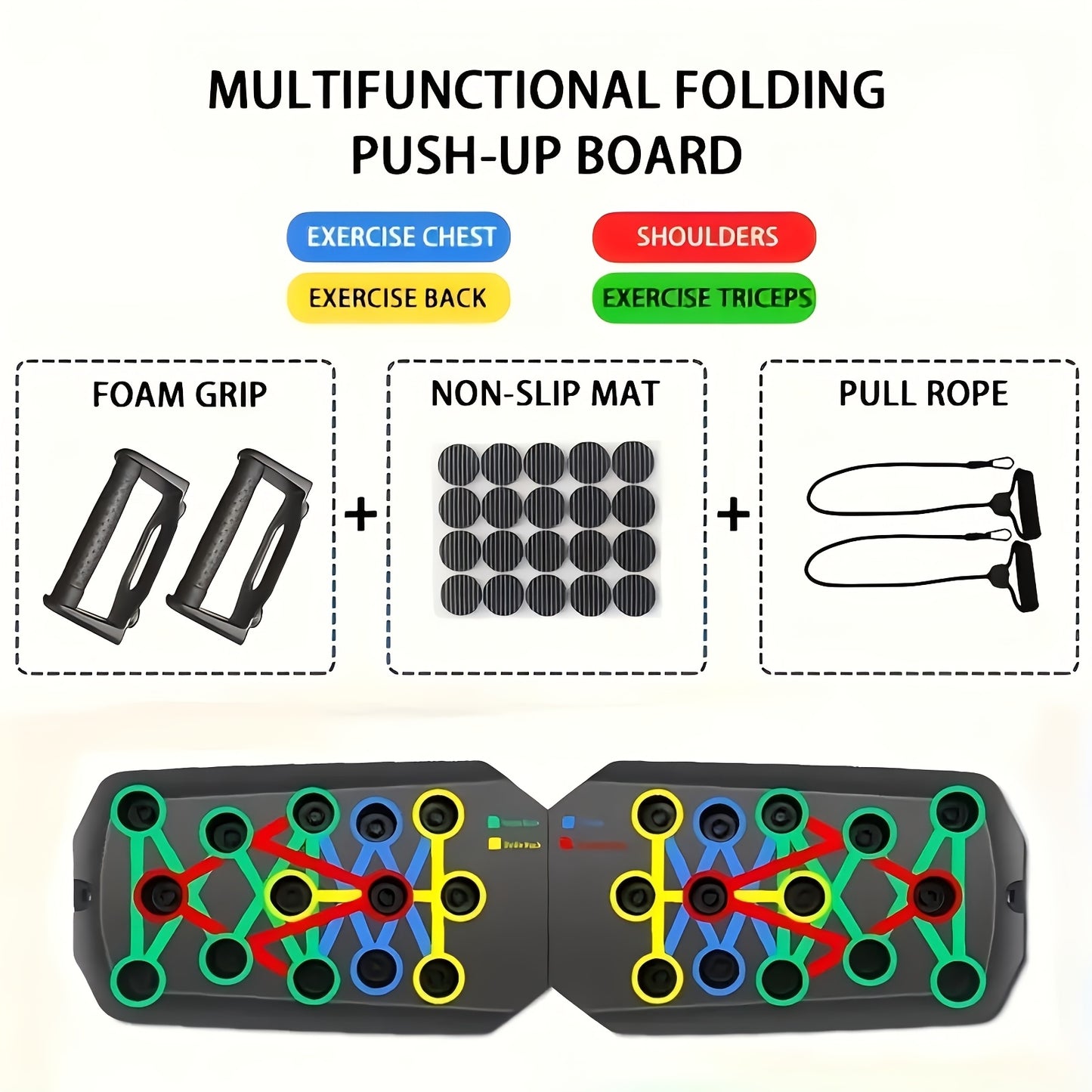 Foldable Push-Up Board