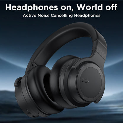 Active Noise Cancelling Headphones Wireless Headphones With Rich Bass