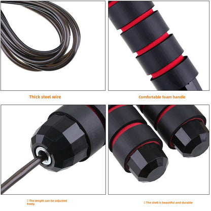 Premium Weight-Bearing Steel Wire Jump Rope