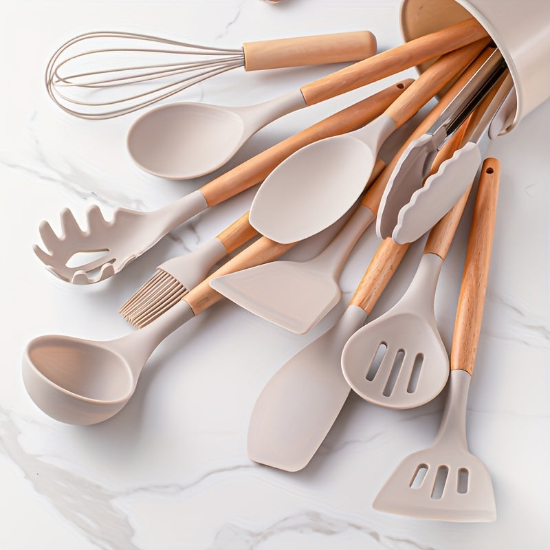 Silicone Cooking Utensils Kitchen Utensil Set