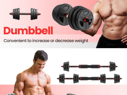 Versatile 6-in-1 Adjustable Dumbbell Set