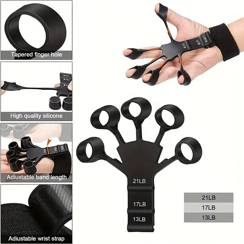 Silicone 5-finger trainer