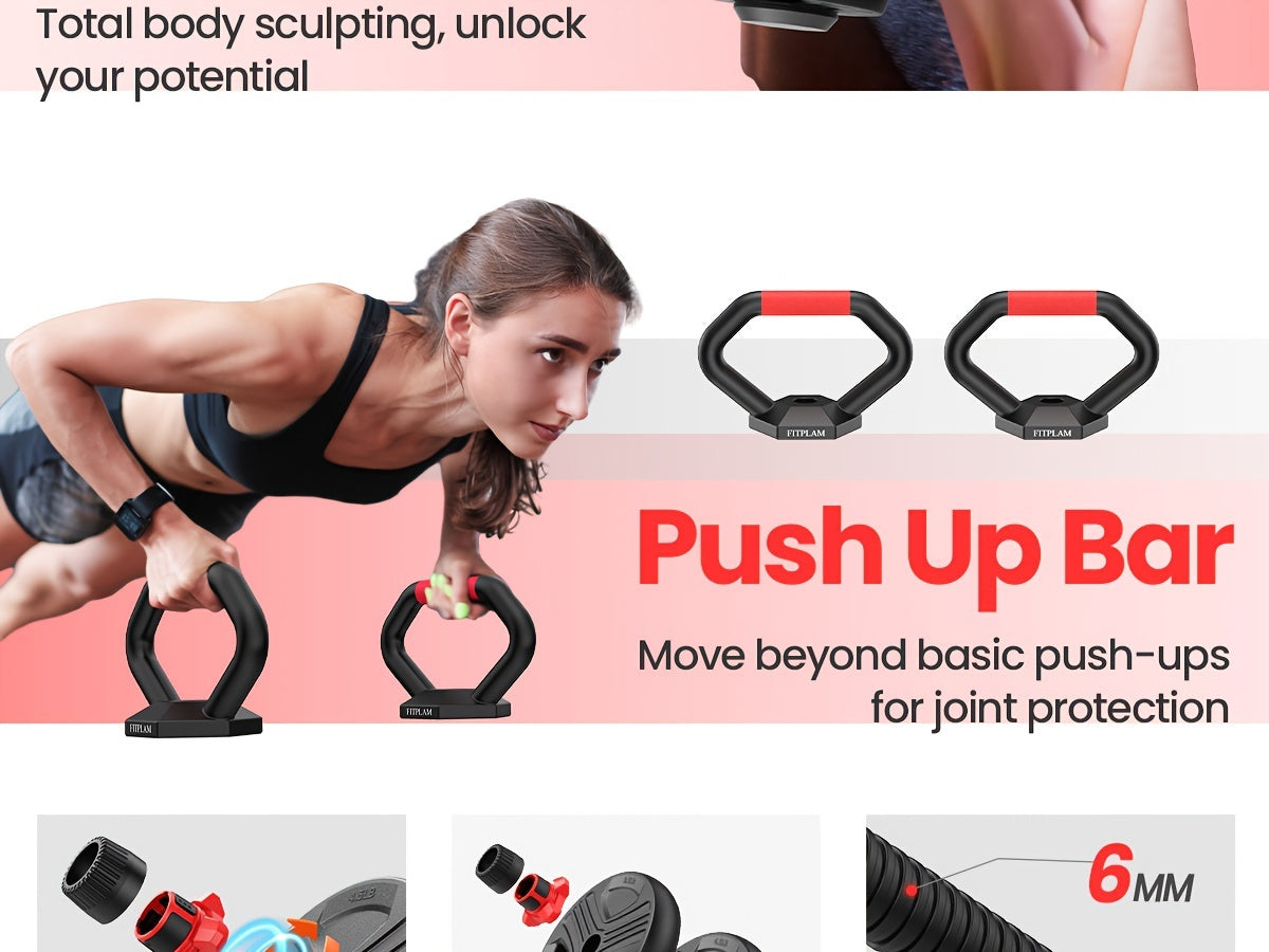 Versatile 6-in-1 Adjustable Dumbbell Set