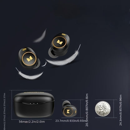 Wireless Monster Earbuds, Headphones with Charging Case