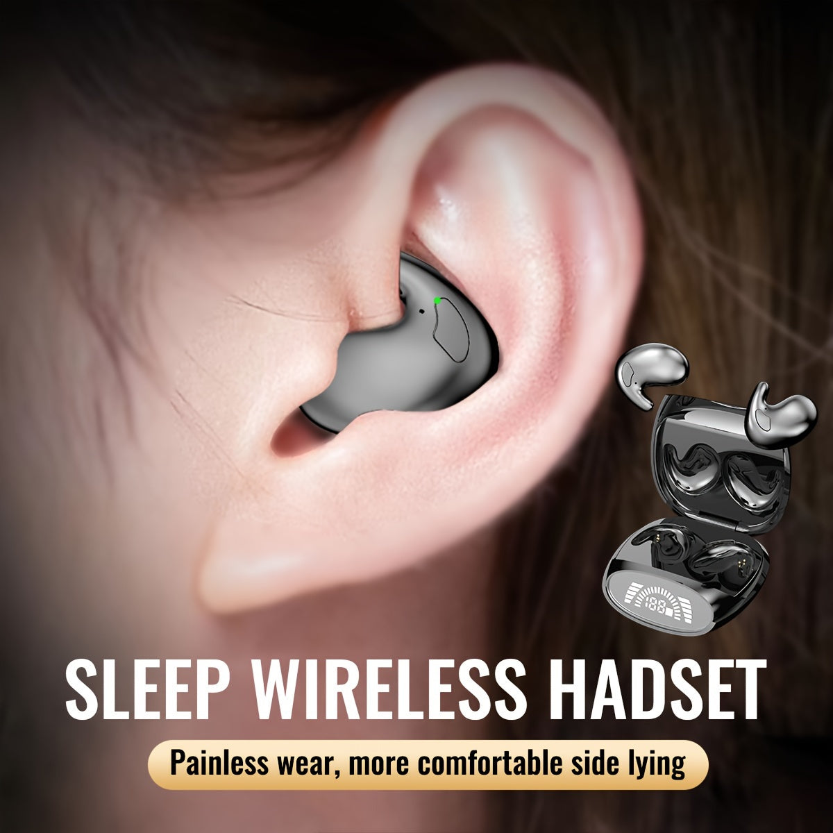 Ultra-Thin SleepFit Wireless Headphones