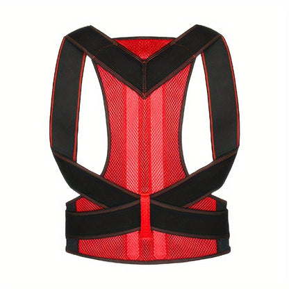 Breathable Mesh Adjustable Back Support for Correcting Posture and Supporting the Back